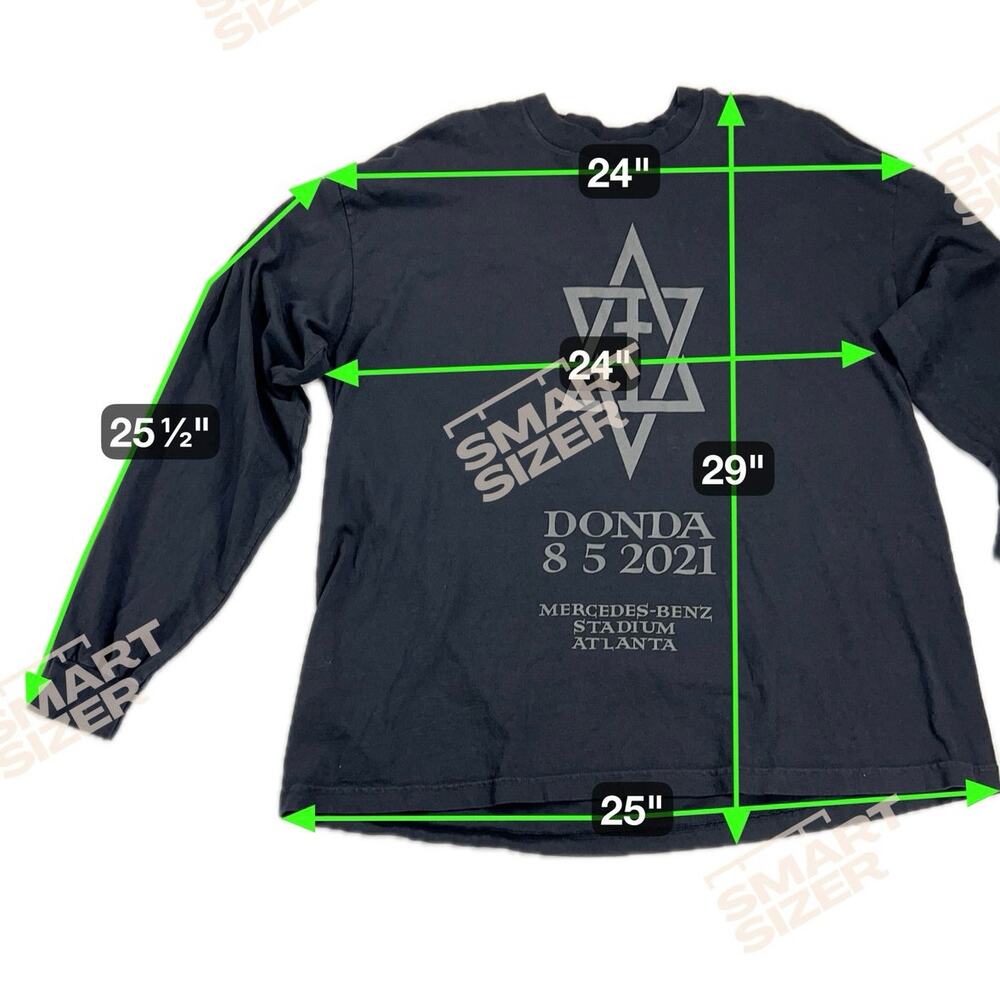 Kanye West Donda 8-5-2021 Mercedes-Benz Stadium Atlanta Tour Shirt Size L/XL - Picture 3 of 5